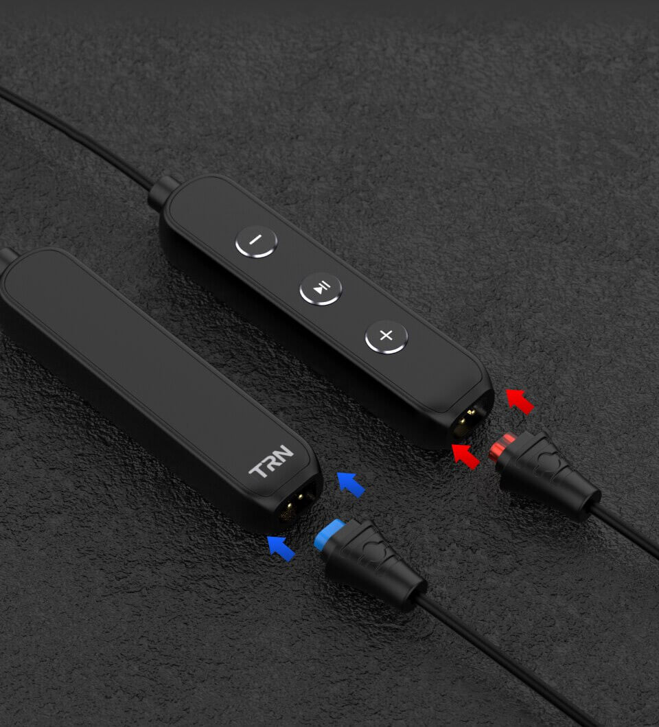 TRN BT3S Pro how to choose left and right connectors