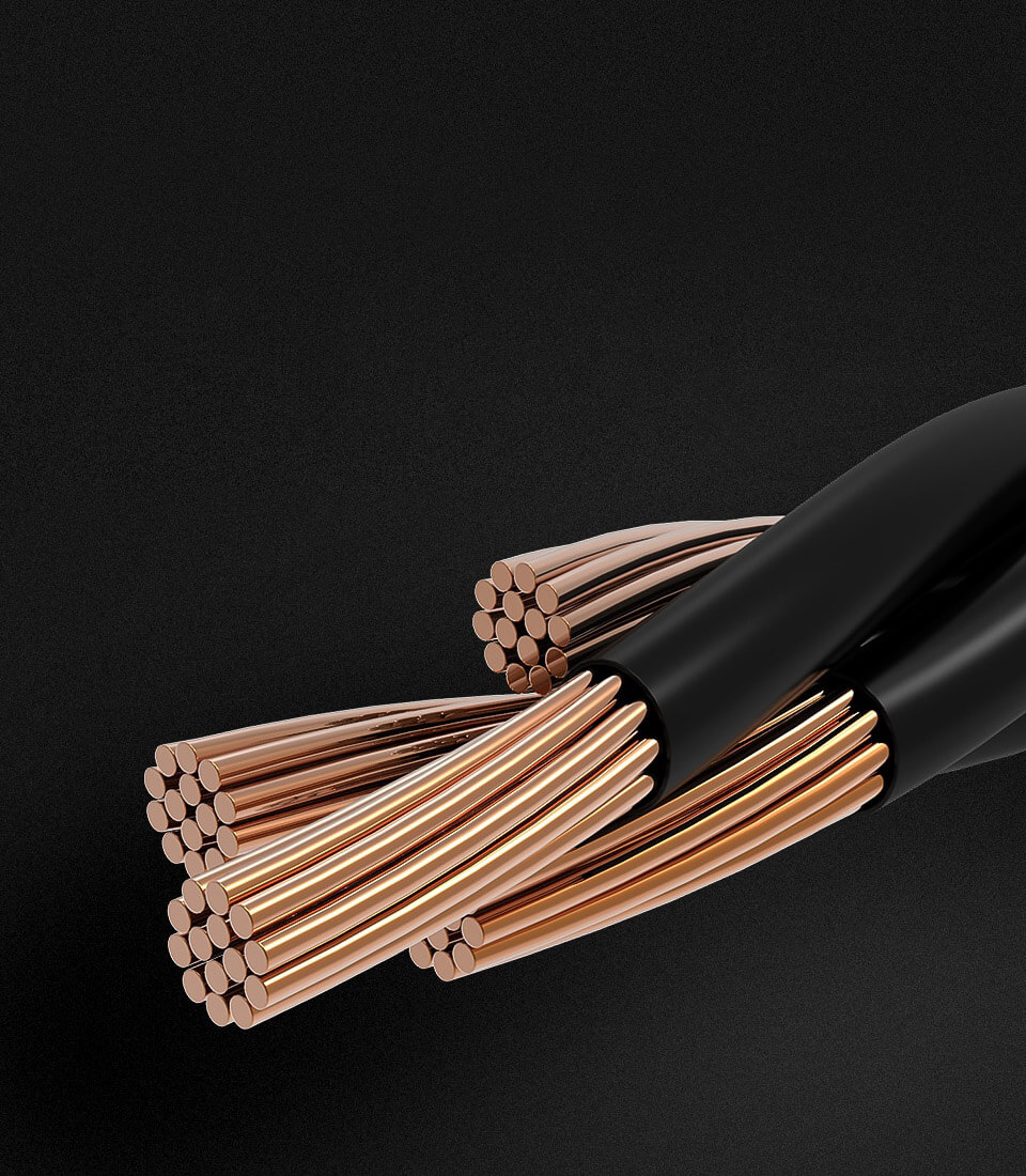 Oxygen-Free Copper braided cable