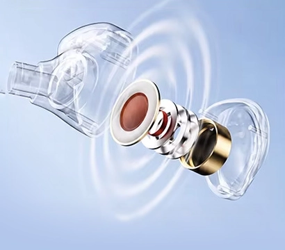 TRN Baiji dual-magnet dynamic driver exploded view