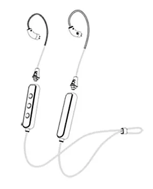 TRN BT3XS upgrade cable drawing