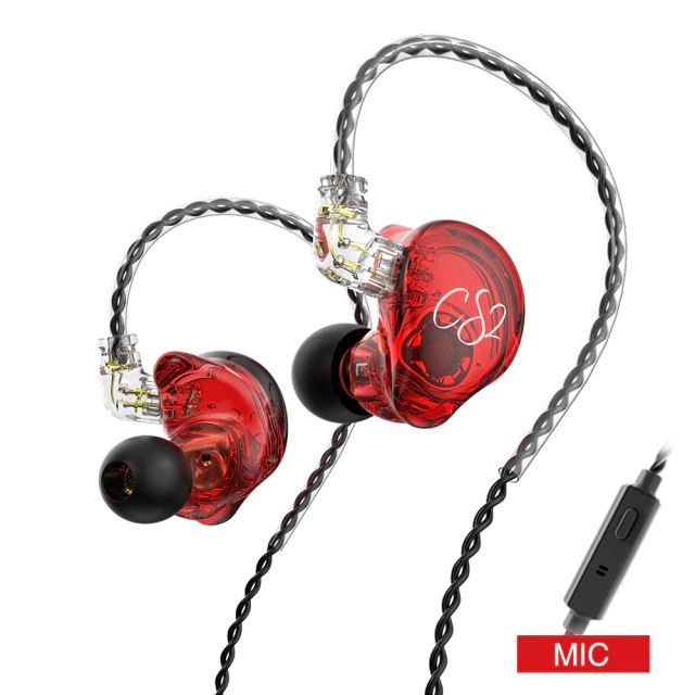 TRN CS2 Clear red with mic