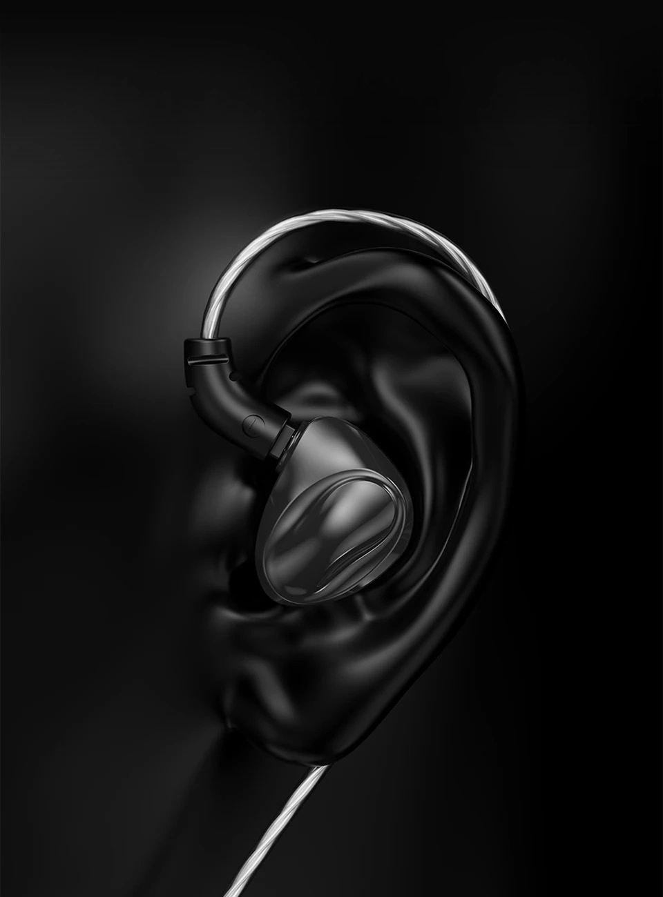 TRN Dolphin over-ear fit