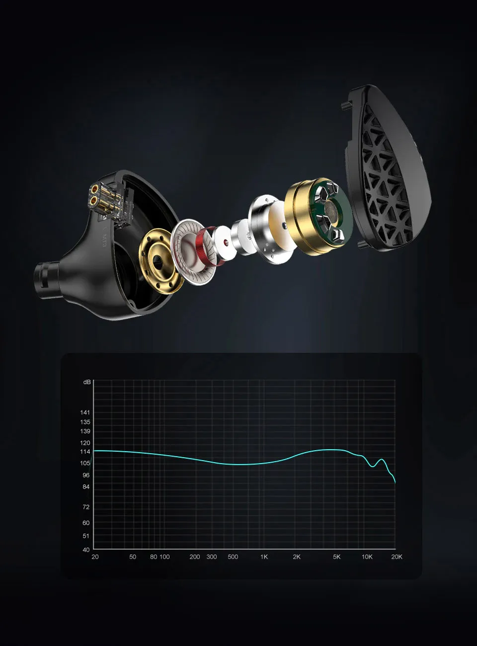 TRN MT3 internals and frequency response