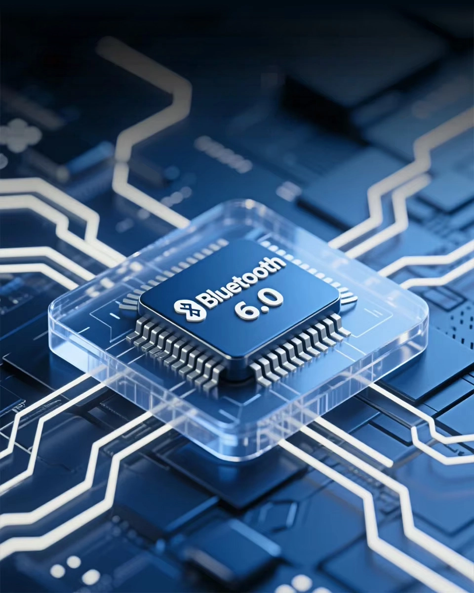 Bluetooth 6.0 chip close-up
