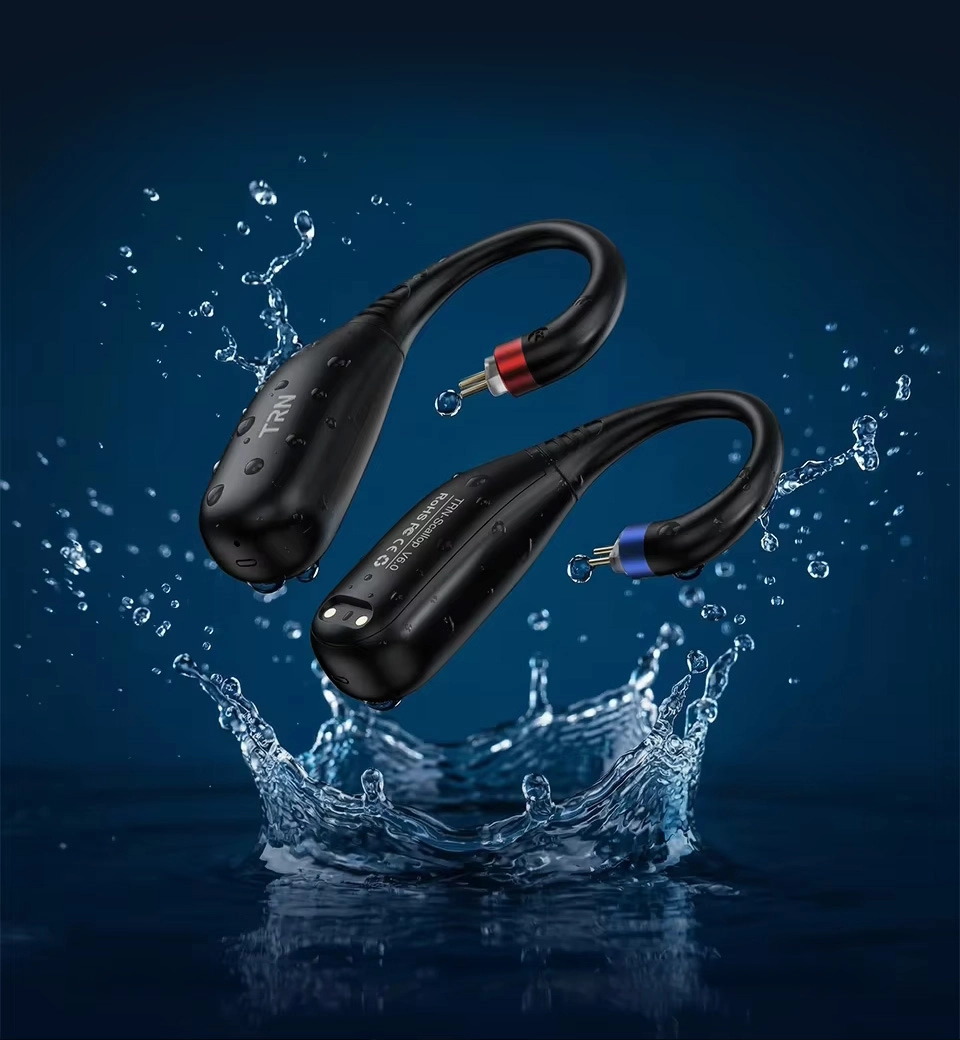 TRN Scallop water-resistant earhooks