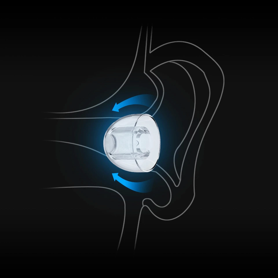 TRN Sea Snail ear tip in the ear