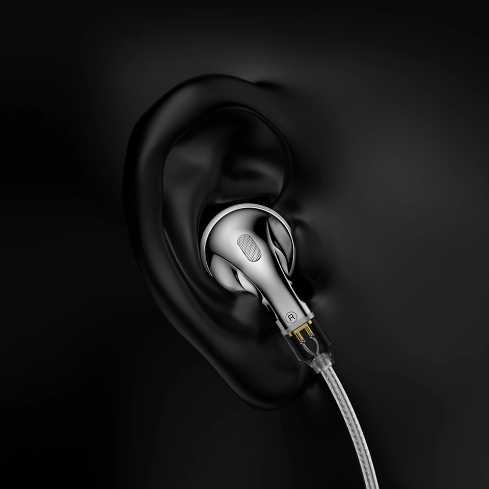 TRN Seahorse Pro in the ear
