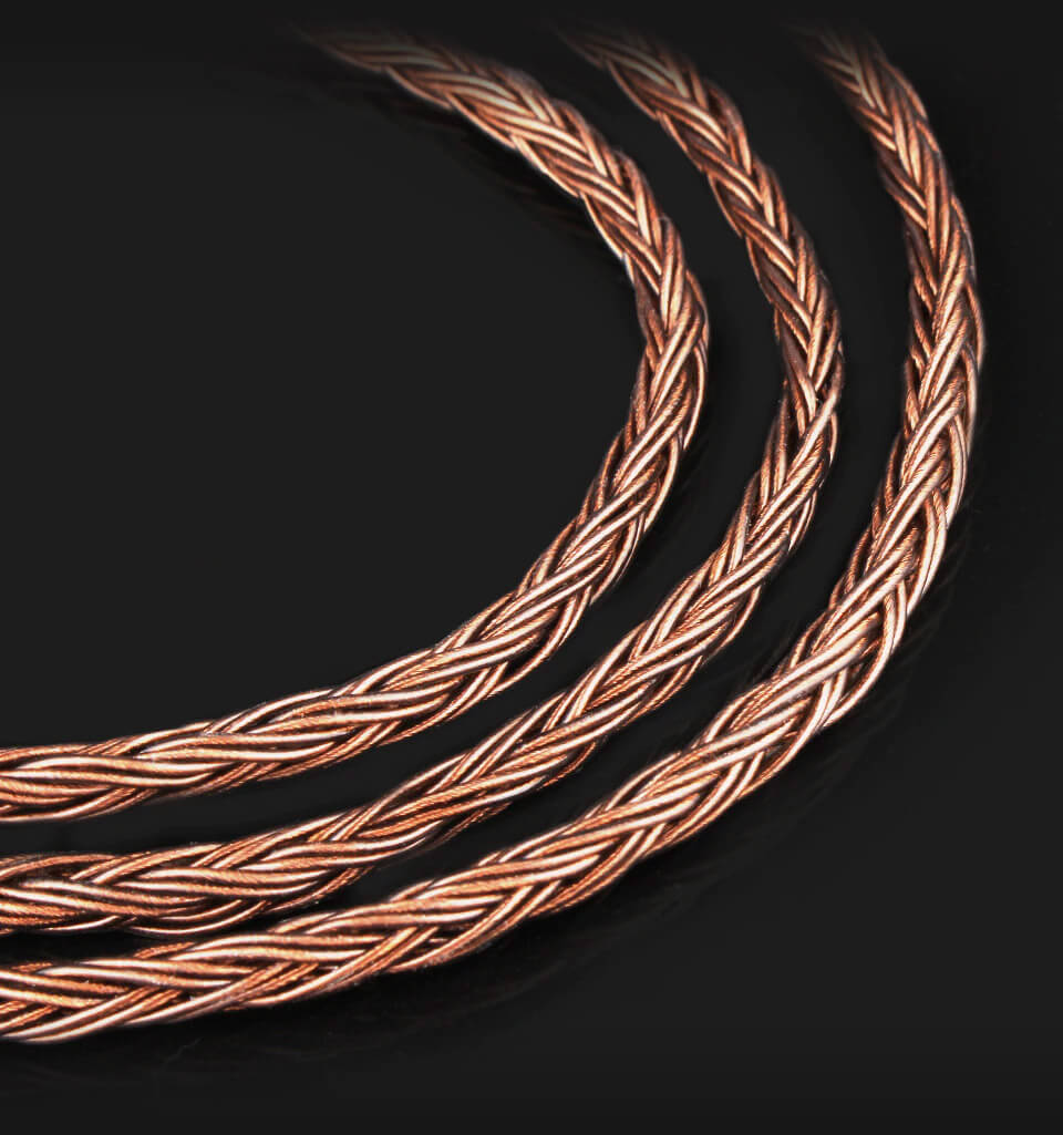 Audiophile High-Fidelity silver-plated copper cable