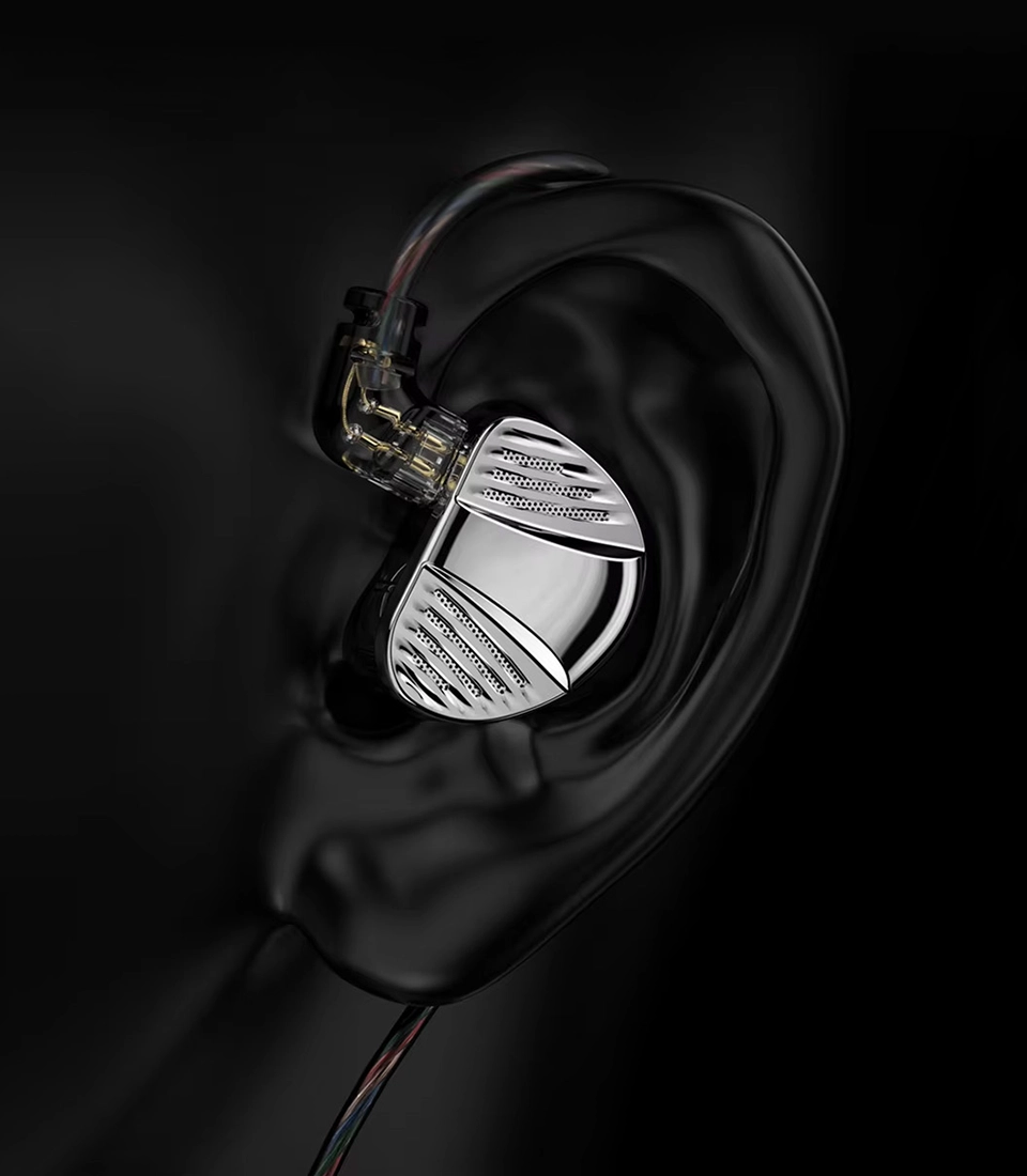 TRN V10 PRO in the ear