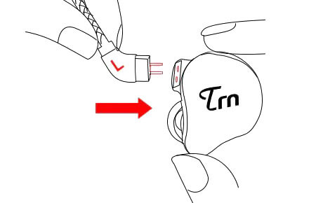 TRN V10 how to plug in cable scheme