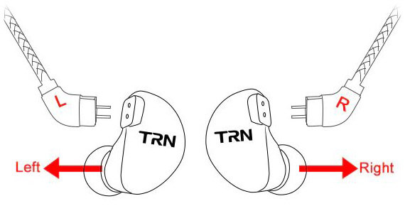 TRN V30 cable choosing scheme