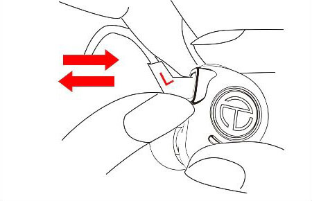 TRN V90 how to remove cable scheme