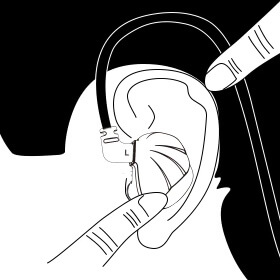 How to fix the TRN VX earphone in your ear