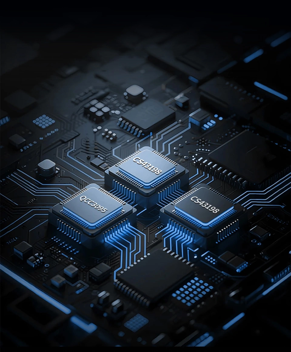 QCC3095 and CS43198 chips